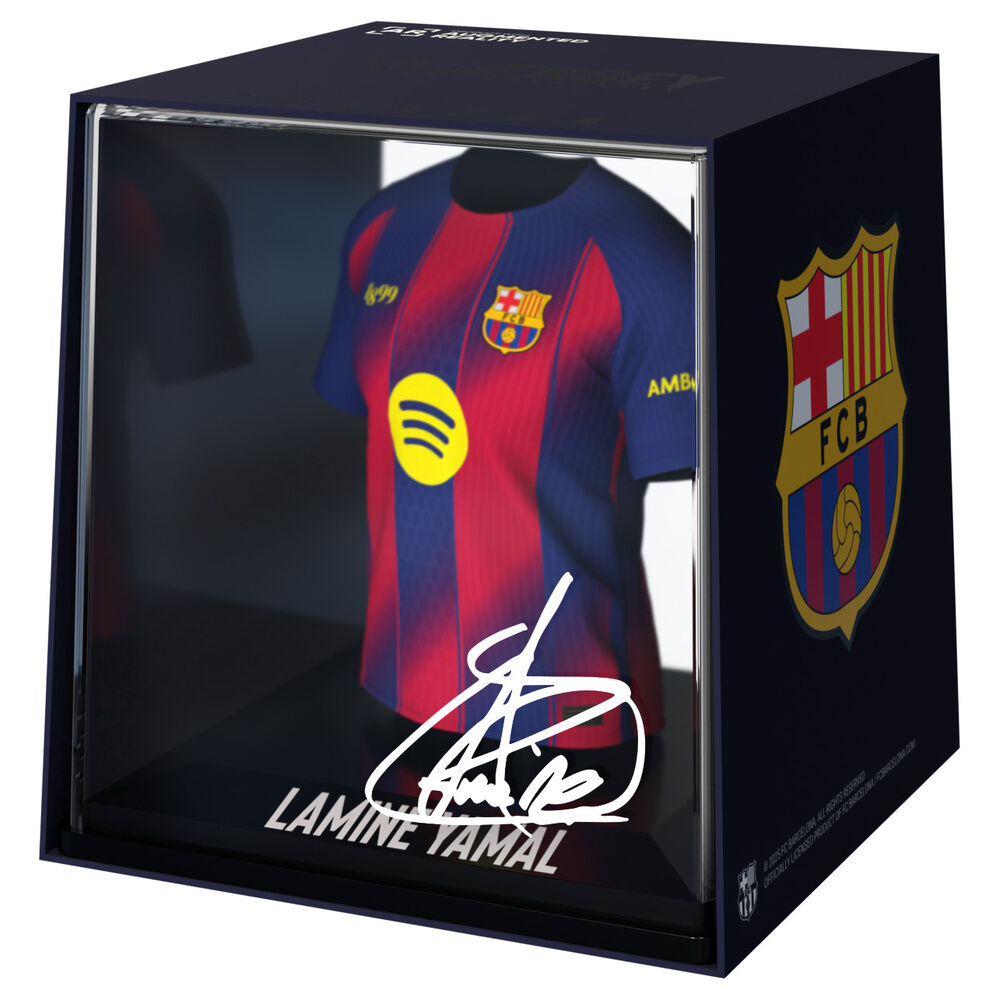 figura mini camiseta lamine yamal fc barcelona