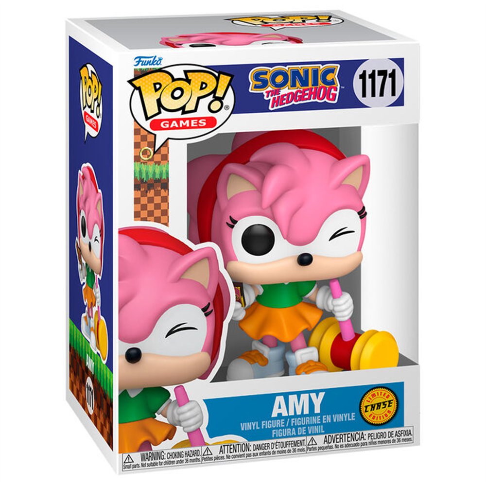 figura pop sonic the hedgehog amy chase