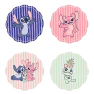 set 4 posavasos ceramica stitch disney
