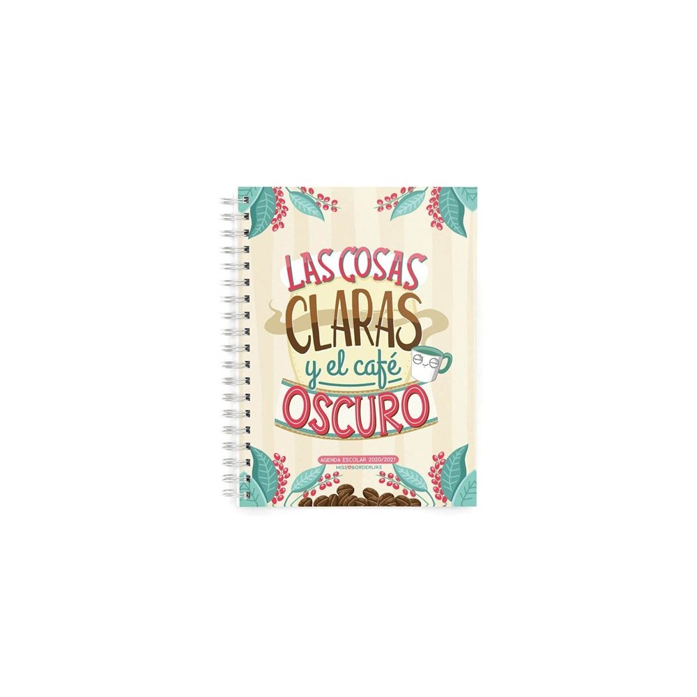 agenda escolar miquel rius 213mm sept 20 agosto 21 90g m2 miss borderlike cosas claras 26024