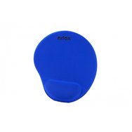 nilox alfombrilla ergonómica de color azul de