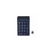 gembird kpd-w-02 teclado numérico portátil/pc bluetooth negro