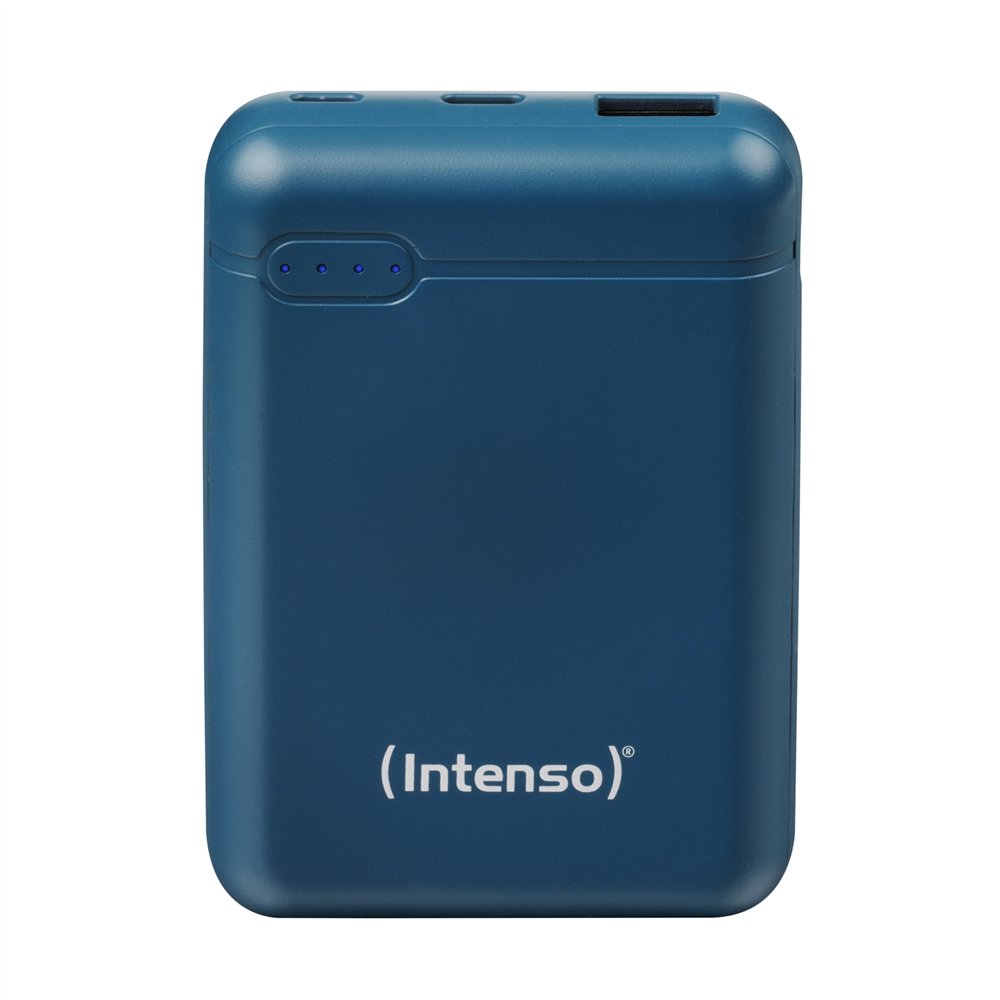 bateria externa intenso xs10000 polimero de litio 10000 mah , powerbank color petróleo