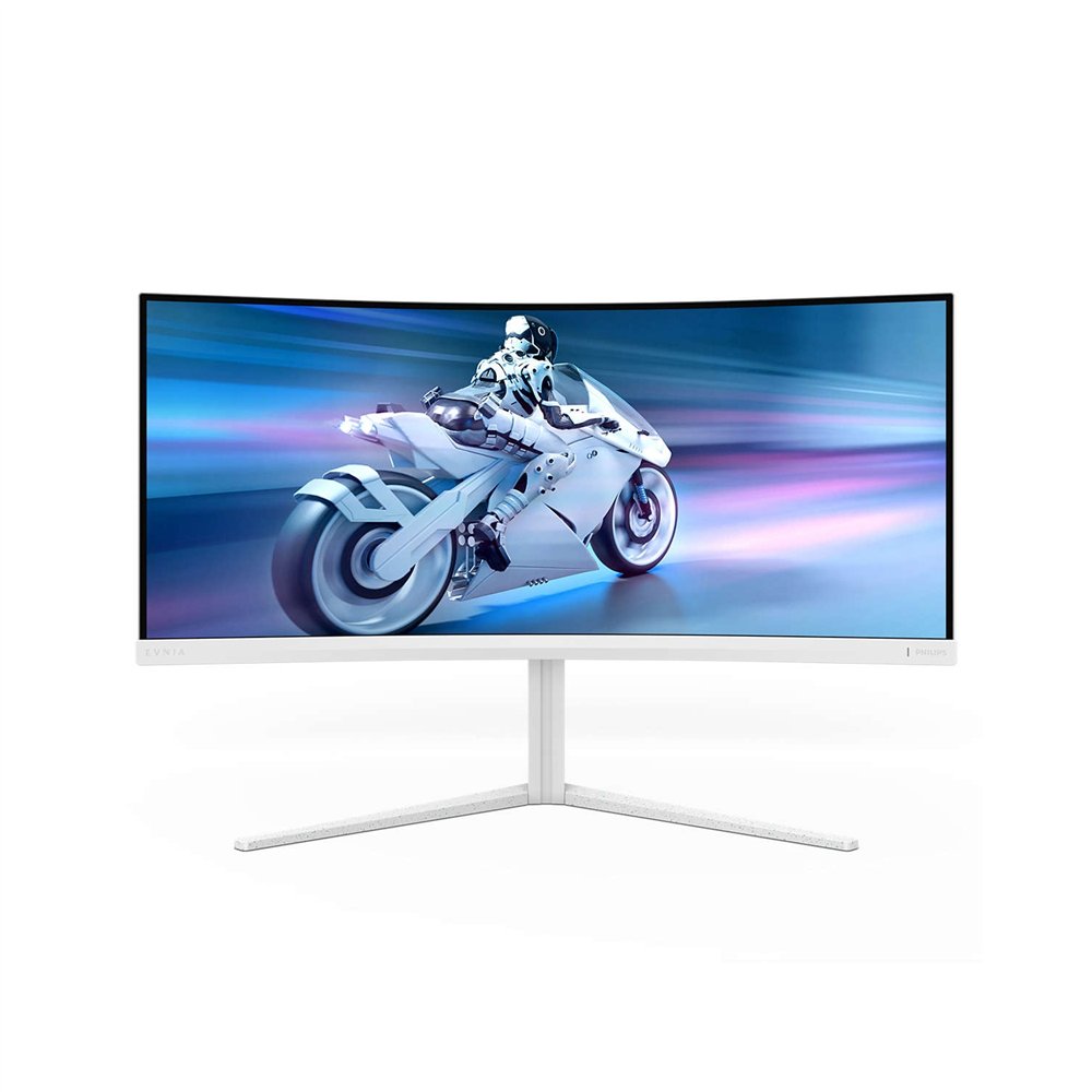 philips 34m2c5501a/00 pantalla para pc 86,4 cm (34") 3440 x 1440 pixeles wide quad hd lcd blanco