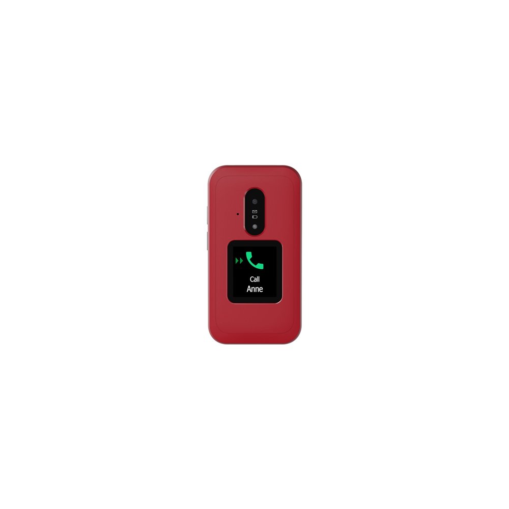 doro leva e30 7,11 cm (2.8") 142,7 g rojo, blanco característica del teléfono