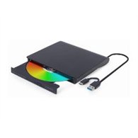 dvd gembrid usb-c/usb-a dvd±rw negro (dvd-usb-031)