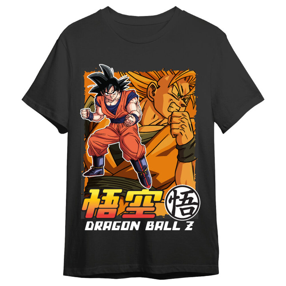 camiseta goku & goku super saiyan dragon ball z adulto