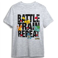 camiseta battle pokemon infantil