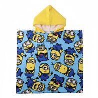 poncho toalla minions microfibra