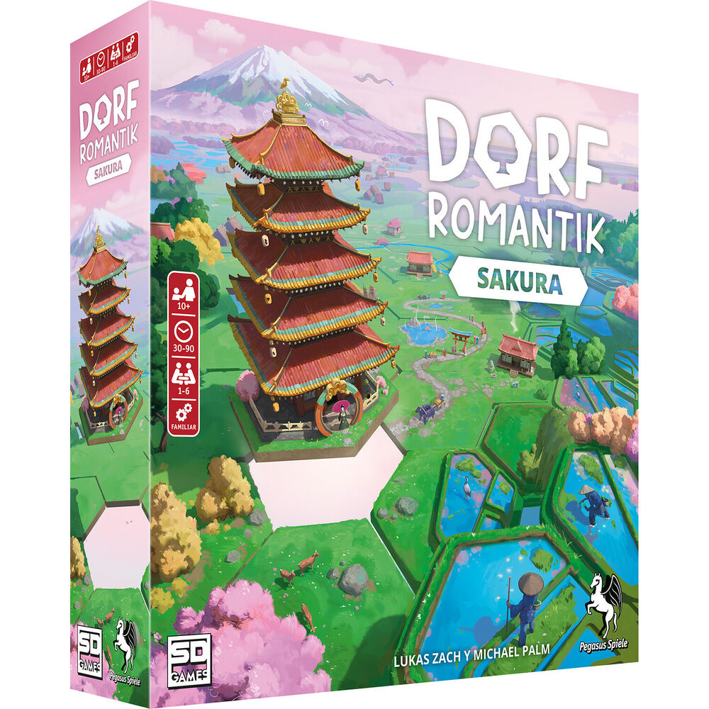 juego mesa dorfromantik sakura español