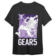 camiseta monkey d. luffy gear 5 one piece adulto