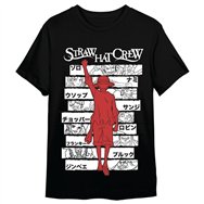 camiseta monkey d. luffy straw hat crew one piece adulto