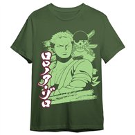 camiseta roronoa zoro one piece adulto