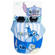 set gorra + gafas sol stitch disney