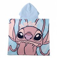 poncho toalla stitch disney microfibra