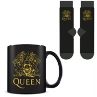set taza y calcetines queen