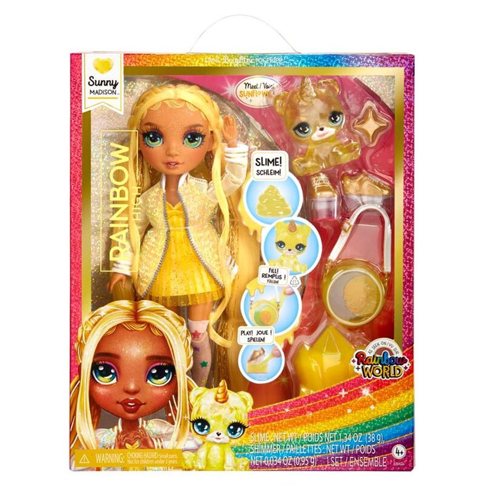 muñeca sunny rainbow world rainbow high 25cm