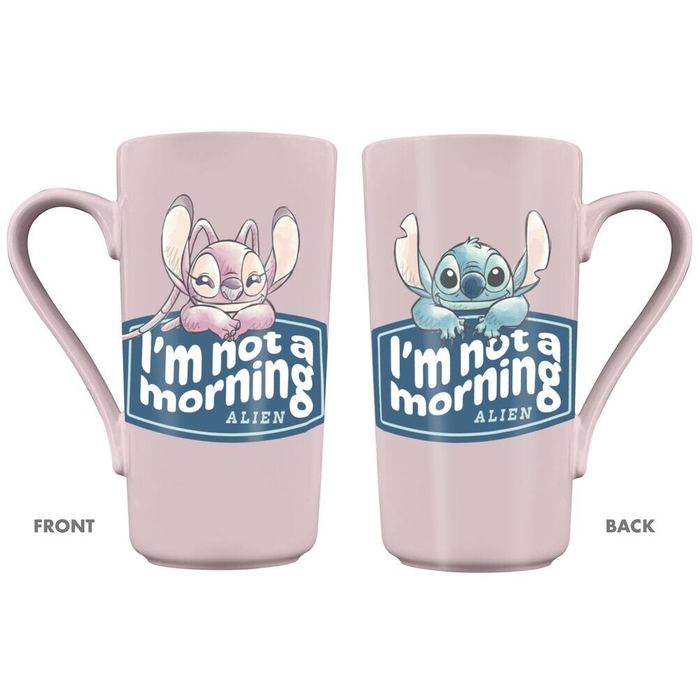 taza angel & stitch disney 470ml