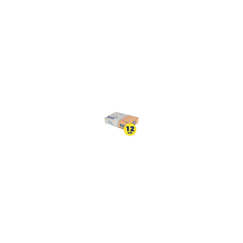 milan oval cmm1012 caja de gomas de borrar 12 unidades