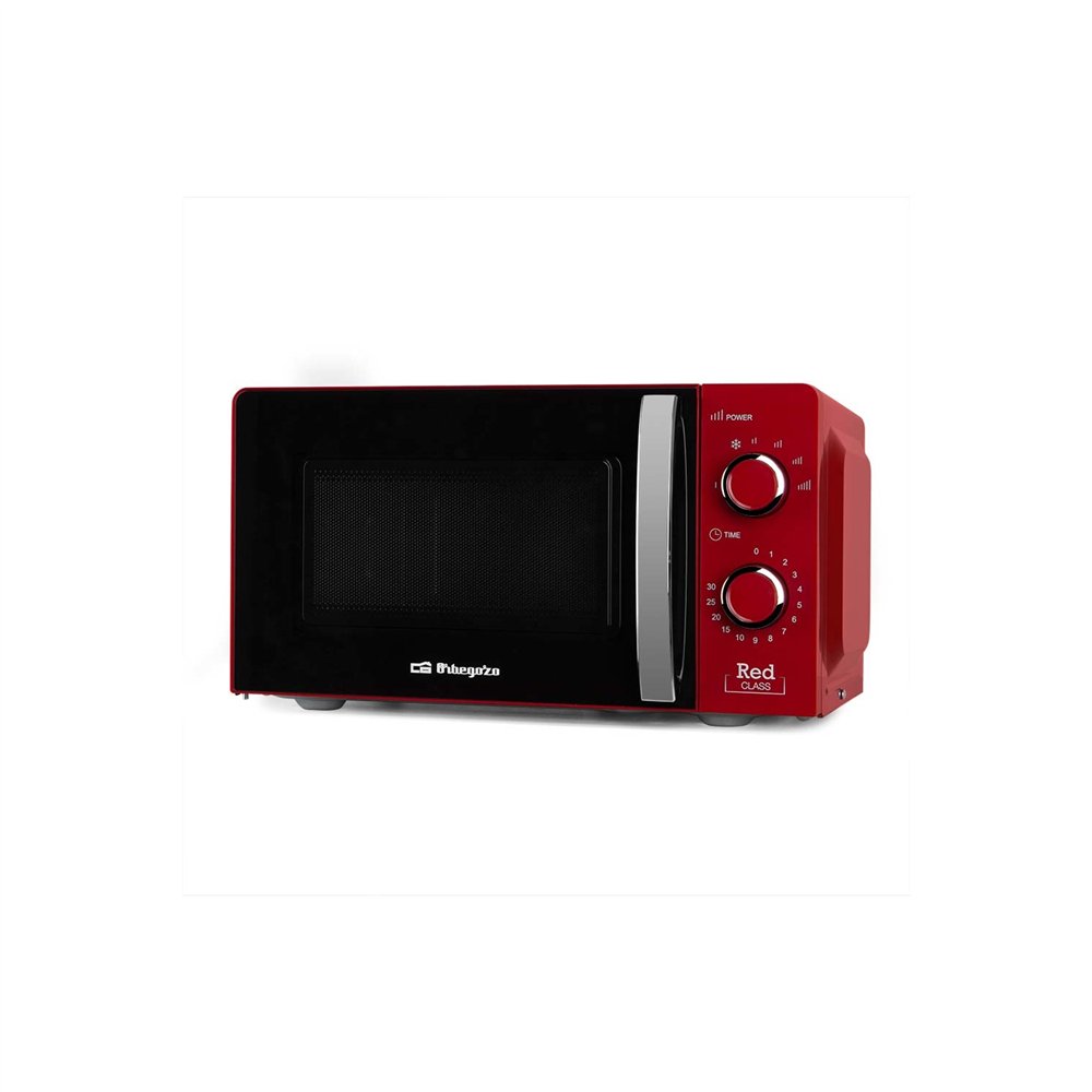 orbegozo mi 2121 encimera solo microondas 20 l 700 w rojo