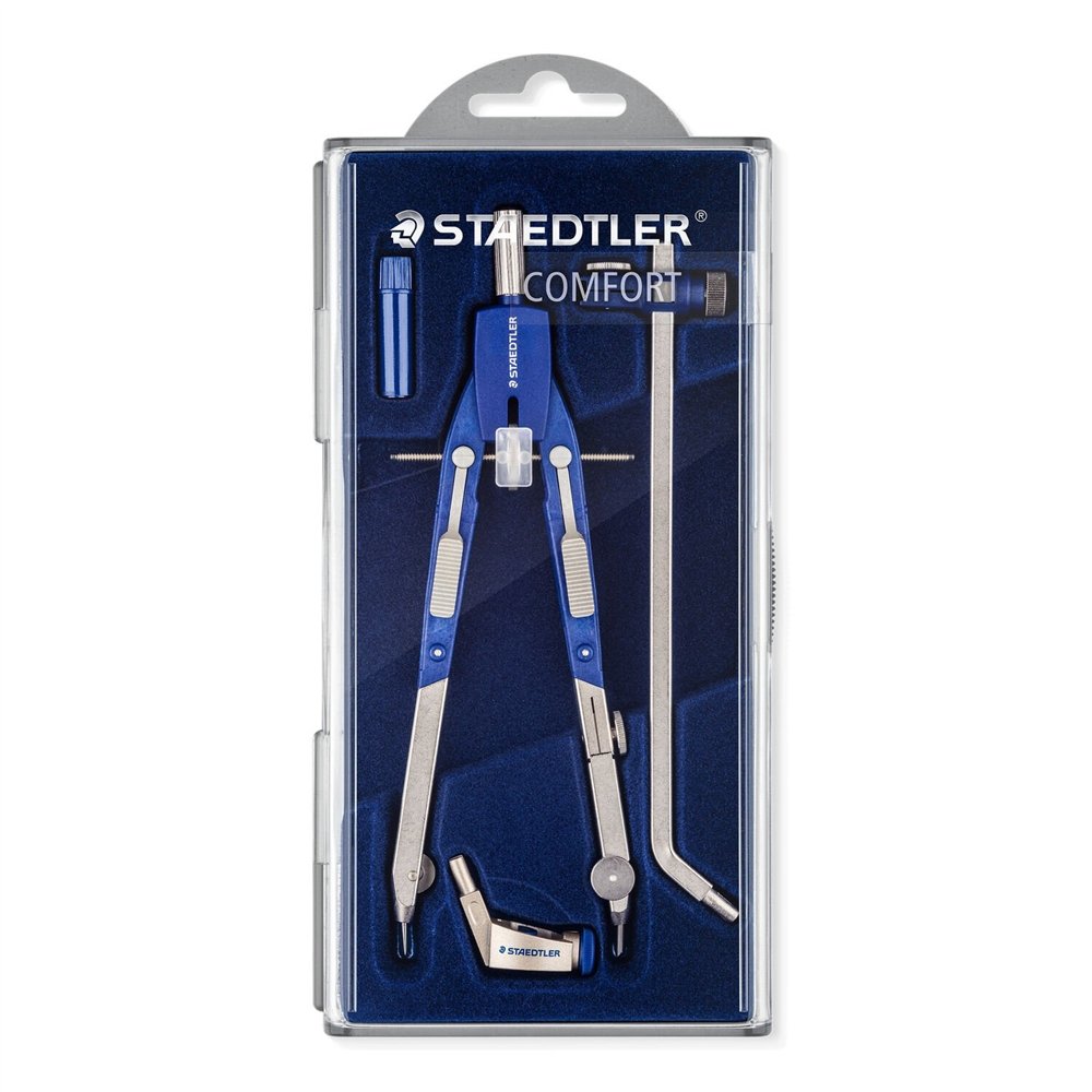 staedtler mars comfort 552 azul, plata 1 pieza(s)