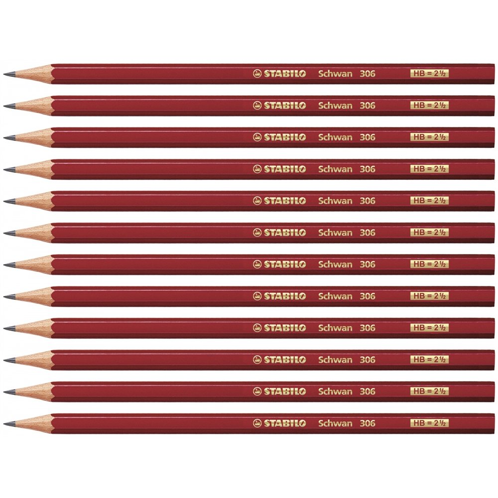 stabilo schwan hb 12 pieza(s)