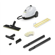 kärcher sc 2 easyfix limpiador a vapor de cilindro 1 l 1500 w negro, blanco