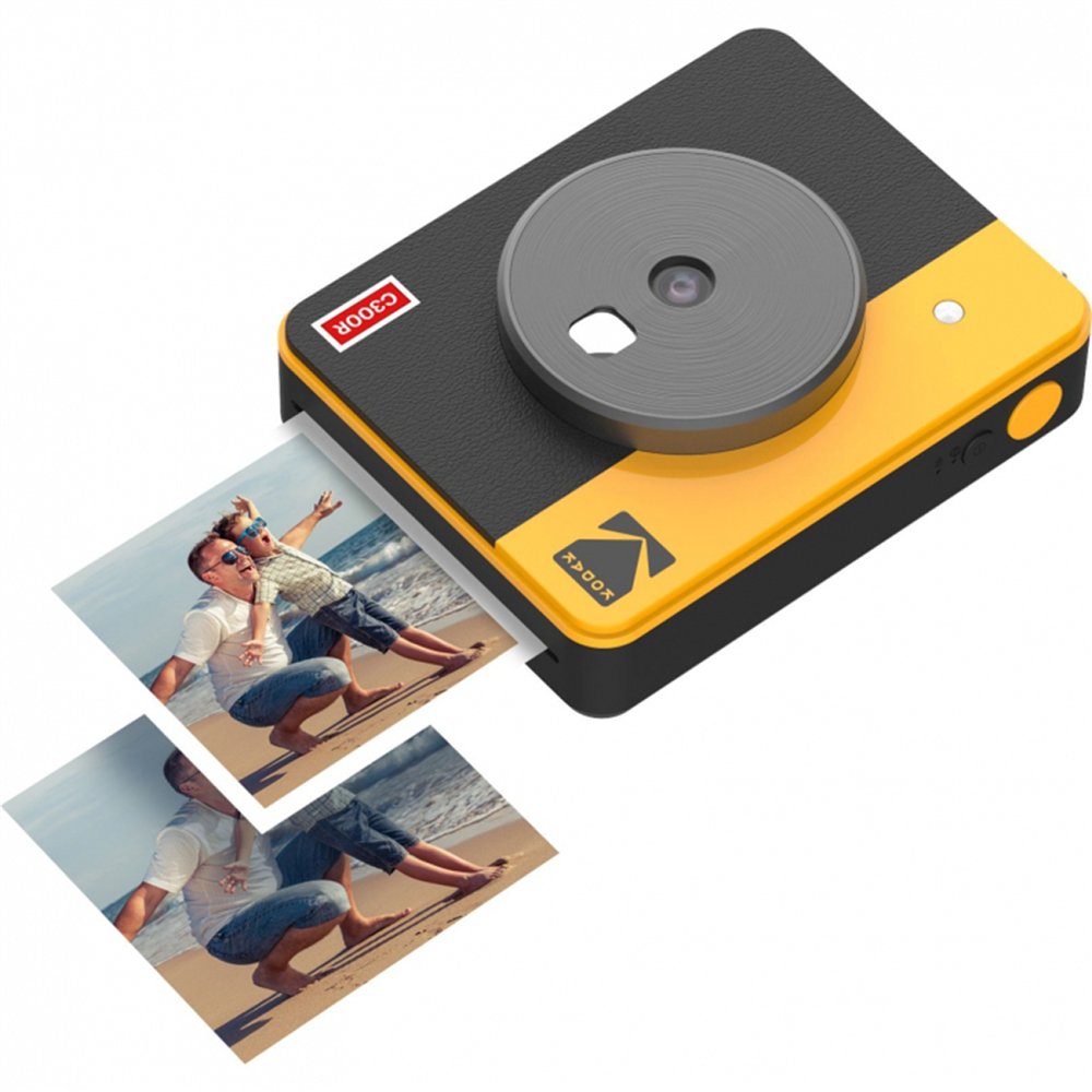 kodak mini shot combo 3 retro 76,2 x 76,2 mm cmos amarillo