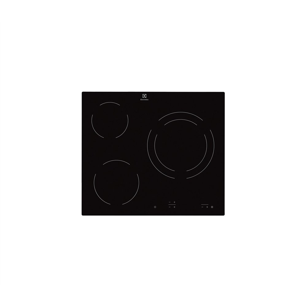 electrolux ehf6231iok hobs negro integrado 3 zona(s)