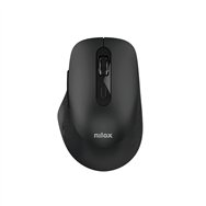 nilox raton dual wireless 1600 dpi negro ratón oficina bluetooth + usb type-a óptico