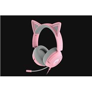 razer kraken kitty v3 x auriculares alámbrico diadema juego usb tipo a rosa