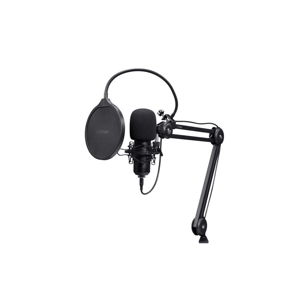 trust gxt 270 emita ii+ negro micrófono para crear podcasts