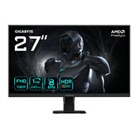 gigabyte gs27f2 27" monitor de juego fhd - 1920 x 1080, 240hz, 1ms, 300 cd/m², freesync, hdr ready, hdmi 2.0, displayport 1.4