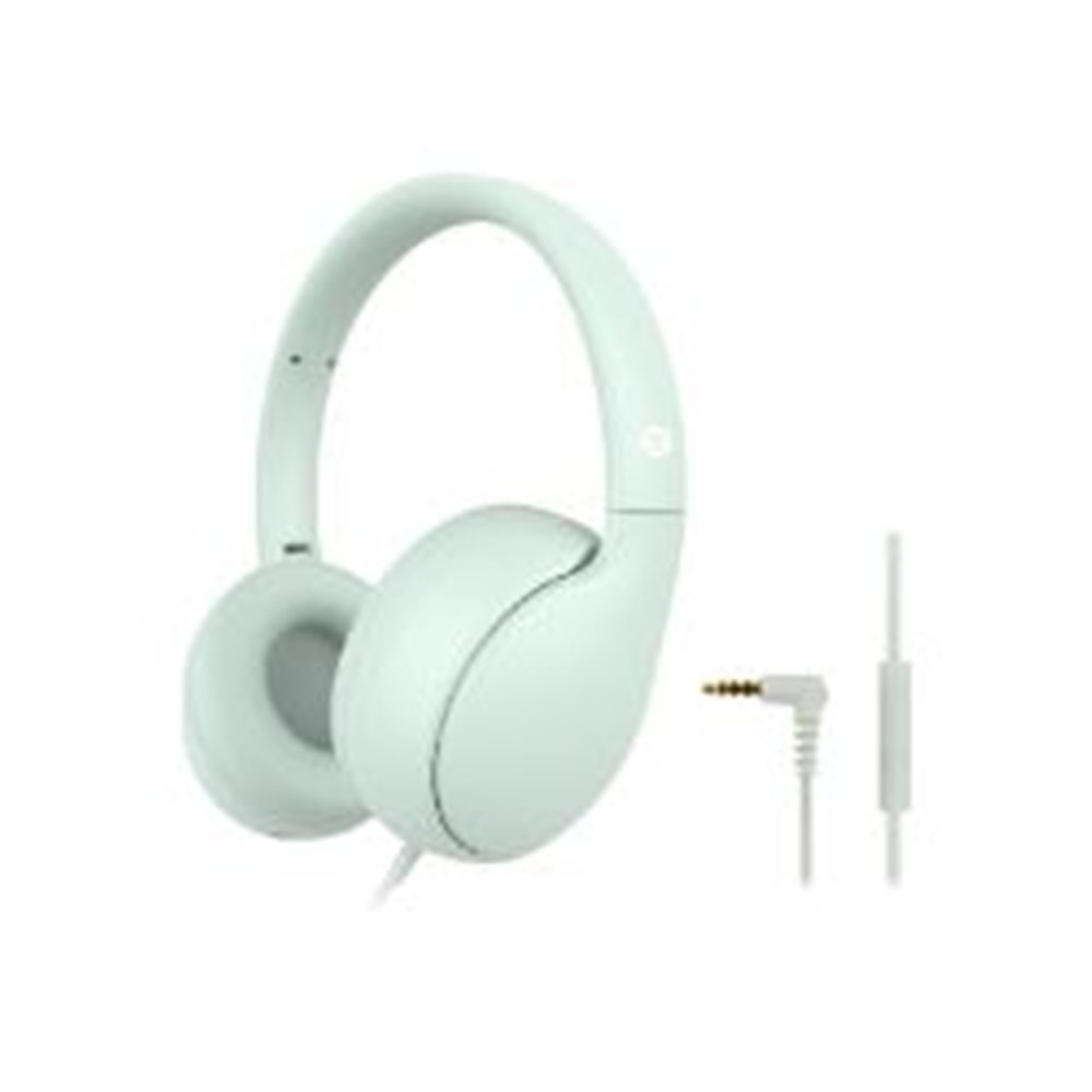 auriculares conceptronic 3.5mm verde claro (parris04gt)