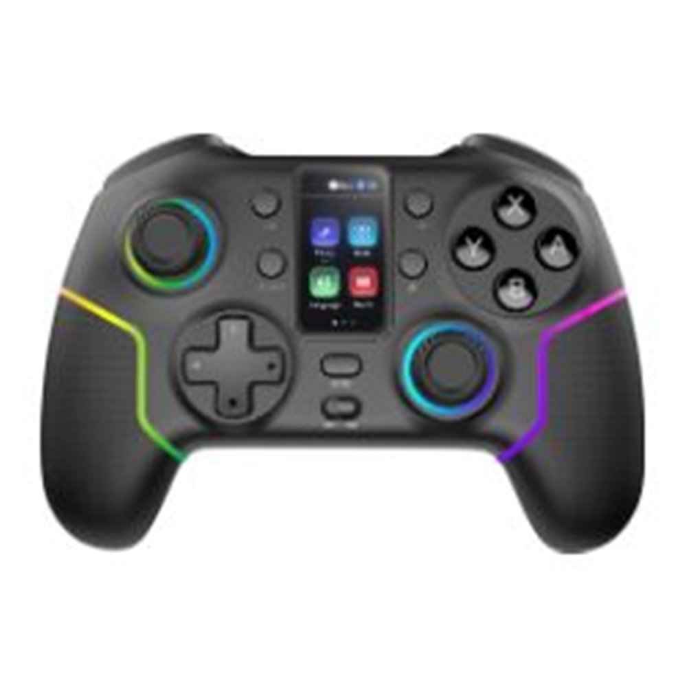 gamepad mars gaming inalámbrico bt argb negro(mgpv3)