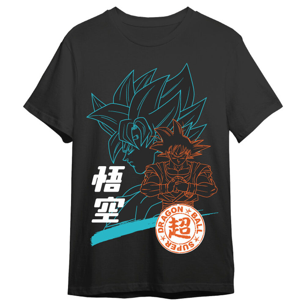 camiseta goku silhouettes dragon ball super adulto