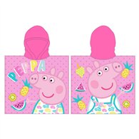 poncho toalla peppa pig microfibra