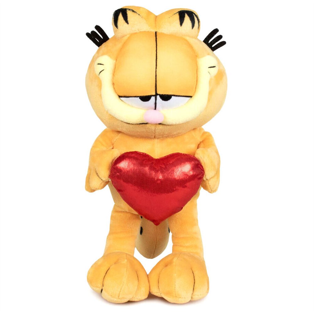 peluche corazon garfield 30cm