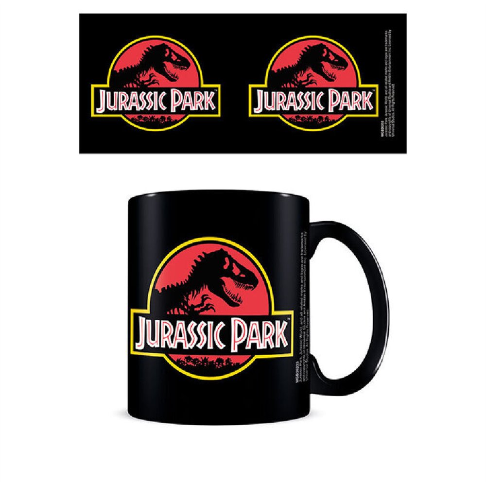 taza logo jurassic park 315ml