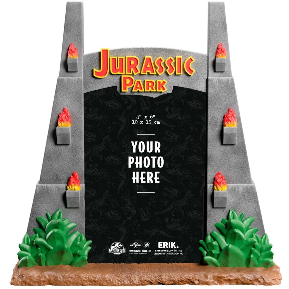 marco de fotos jurassic park