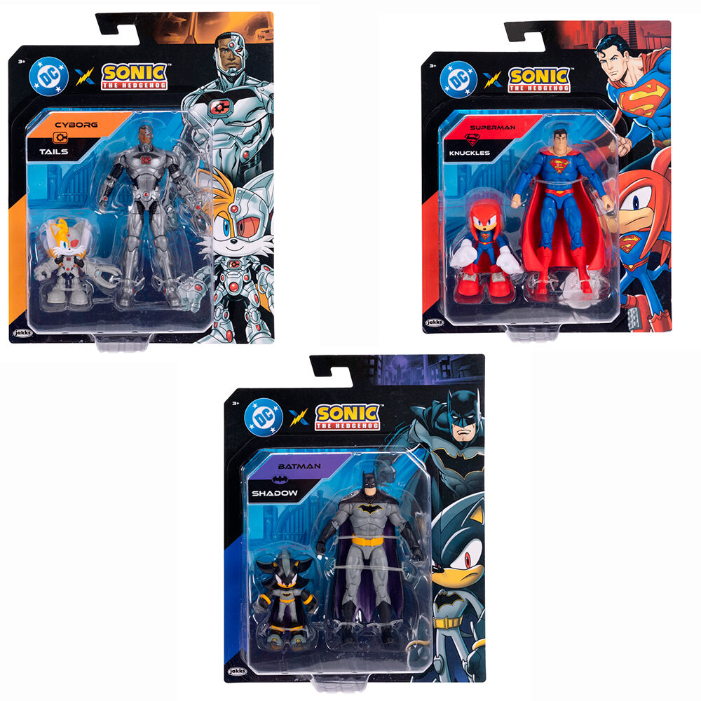 blister 2 figuras serie 1 sonic the hedgehog surtido