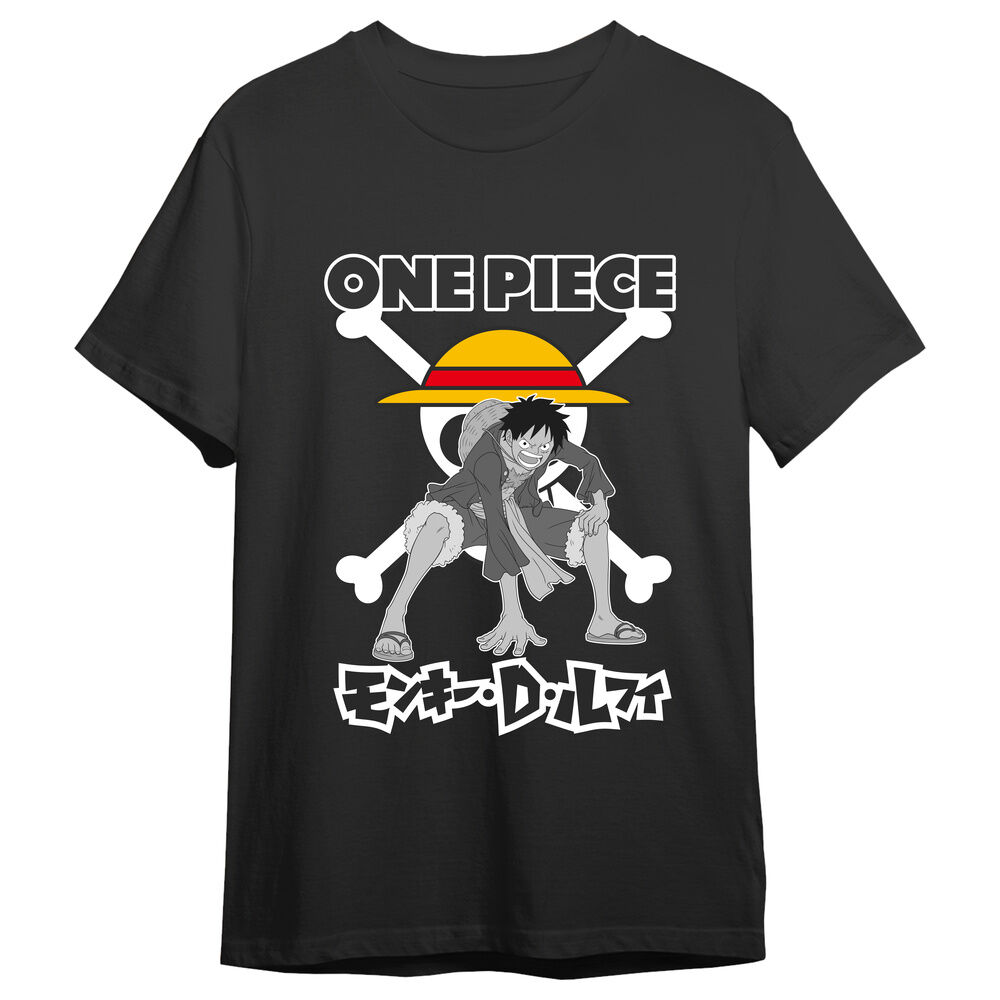 camiseta monkey d. luffy skull one piece adulto