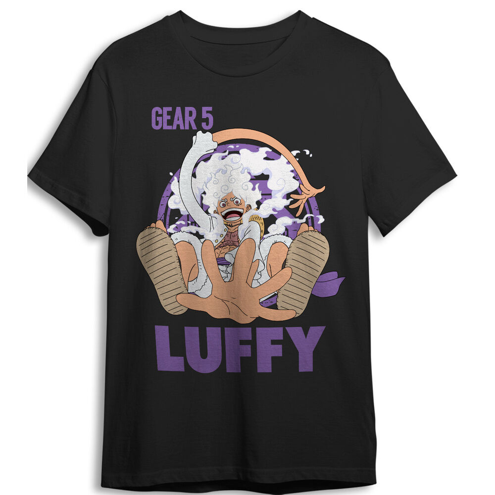camiseta monkey d. luffy gear 5 one piece adulto