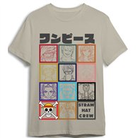 camiseta straw hat crew one piece adulto