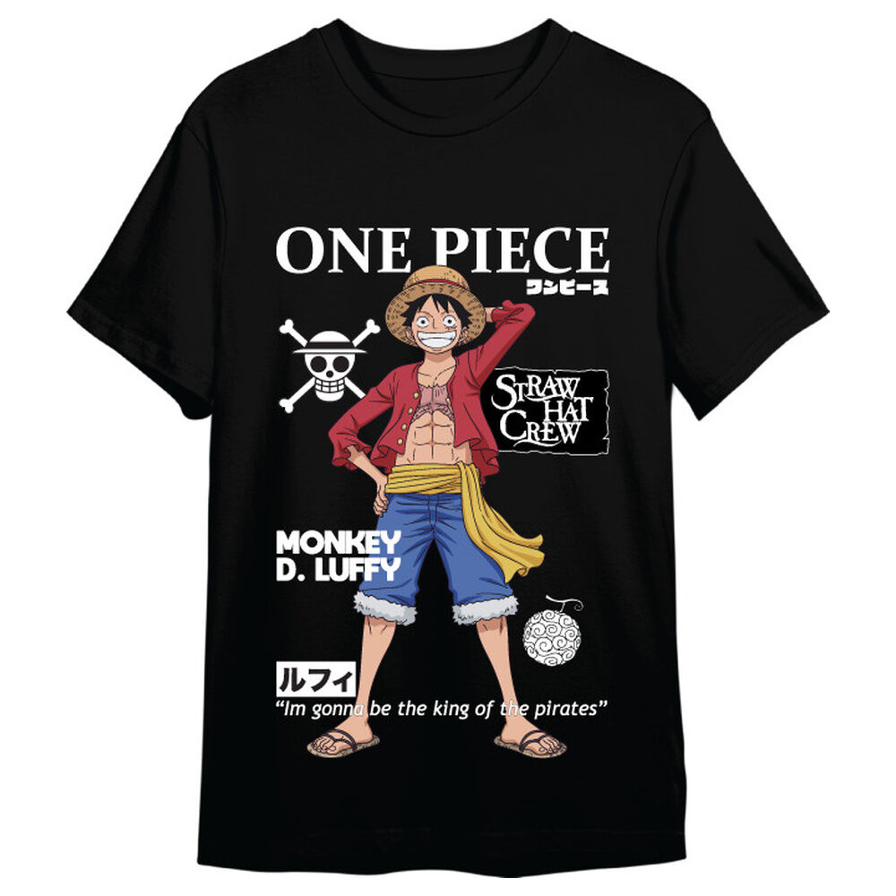 camiseta monkey d. luffy one piece adulto
