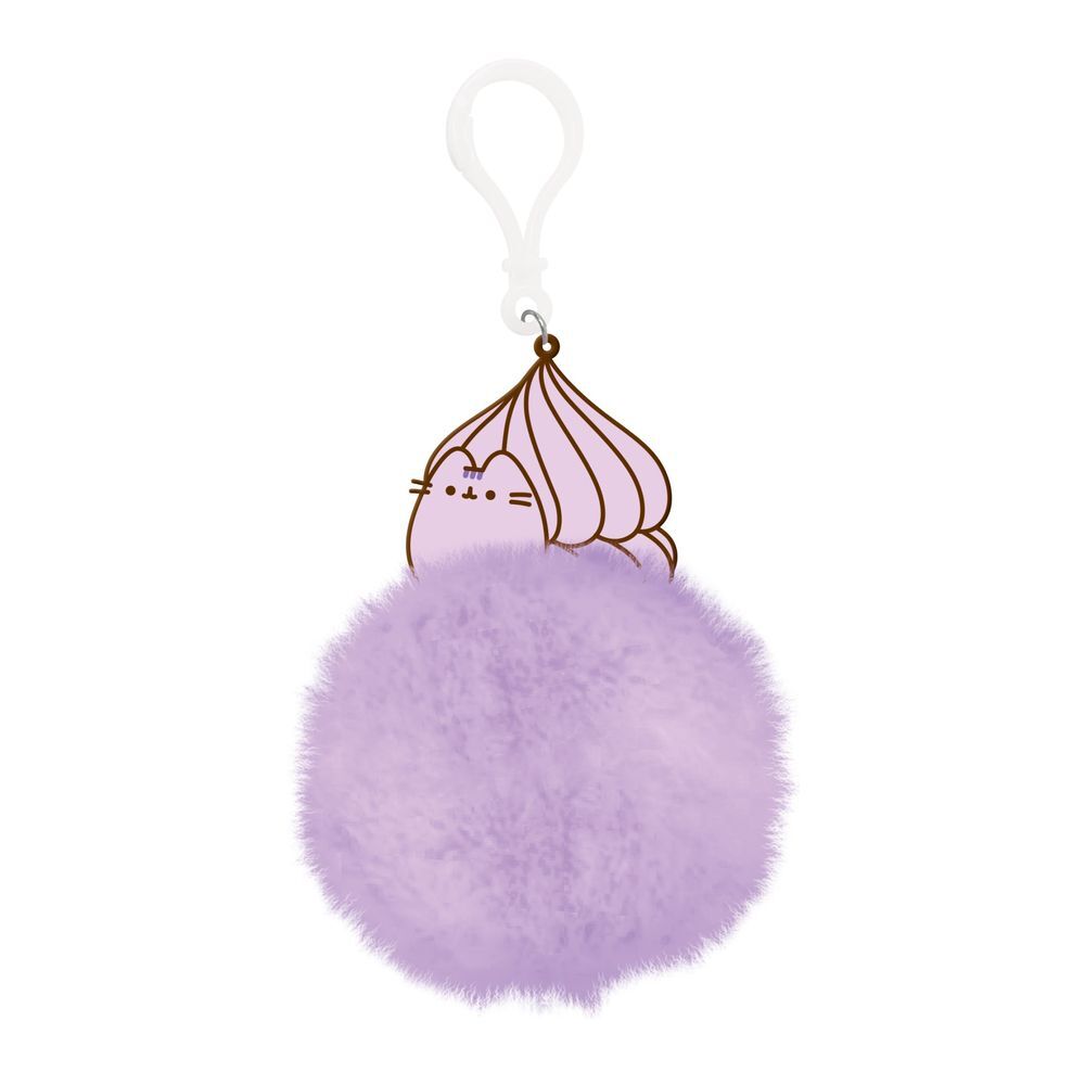 llavero pompom pusheen