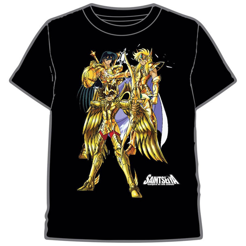 camiseta gold saint seiya adulto