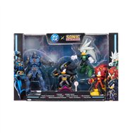 blister 4 figuras sonic the hedgehog dc comics 12cm