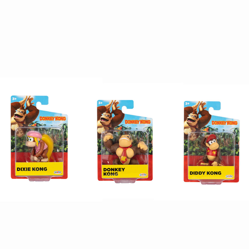 figura donkey kong 6cm surtido