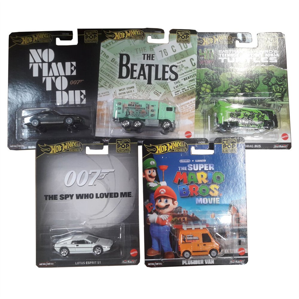 coche pop culture hot wheels surtido